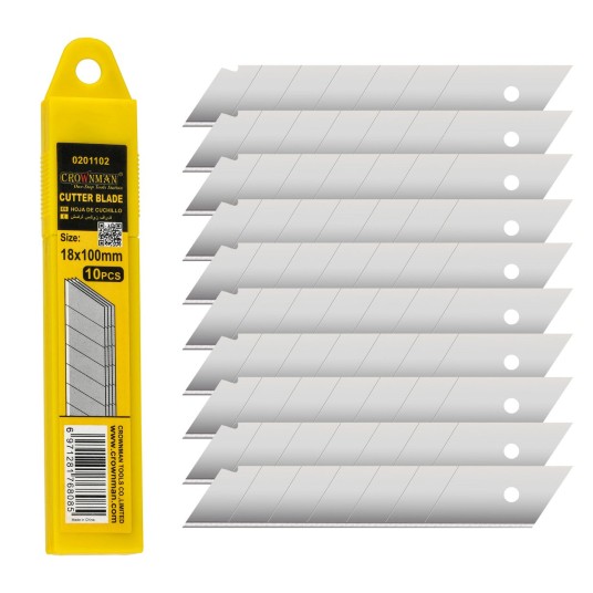 10 SZTUK OSTRZY TNĄCYCH ŁAMANYCH DO NOŻA