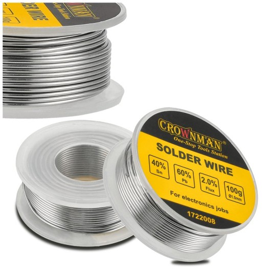 CYNA LUTOWNICZA Z TOPNIKIEM 1.0MMX100G