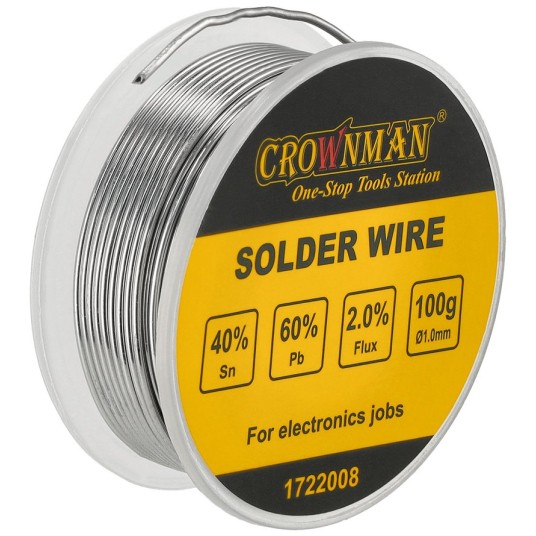 CYNA LUTOWNICZA Z TOPNIKIEM 1.0MMX100G