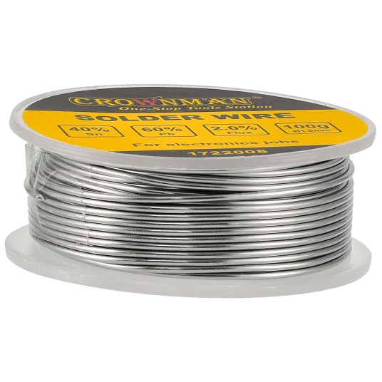 CYNA LUTOWNICZA Z TOPNIKIEM 1.0MMX100G