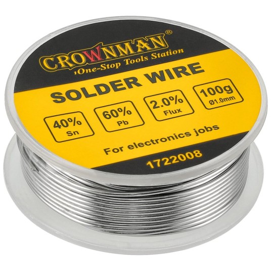 CYNA LUTOWNICZA Z TOPNIKIEM 1.0MMX100G