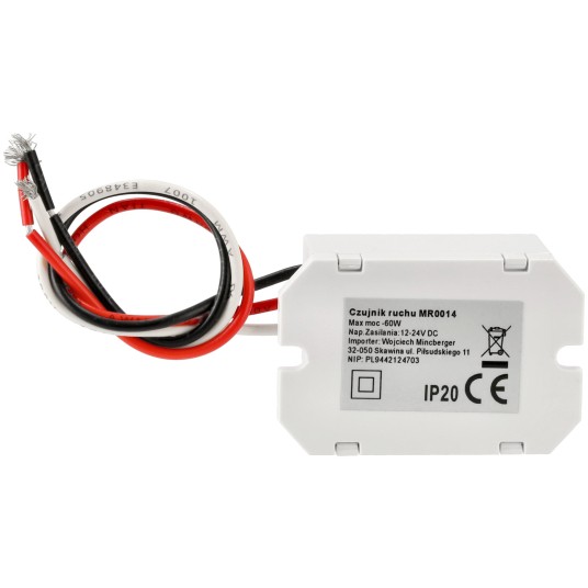 CZUJNIK RUCHU MOVI 08 12V-24V/DC PROFESSIONAL