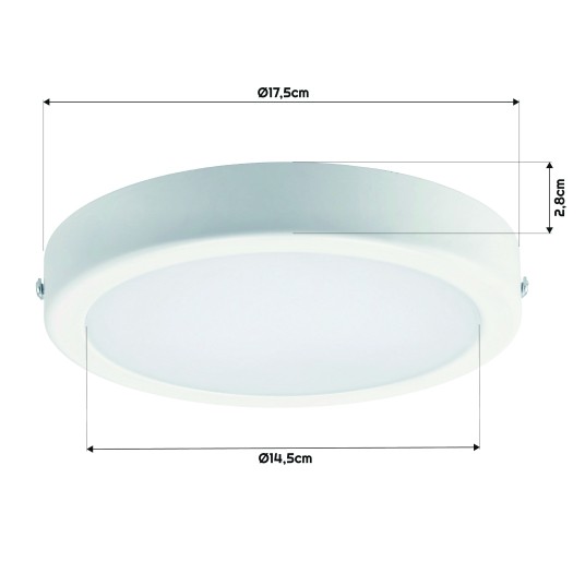 DOWNLIGHT LEDINAIRE N/T OKRĄGŁY 12W NW