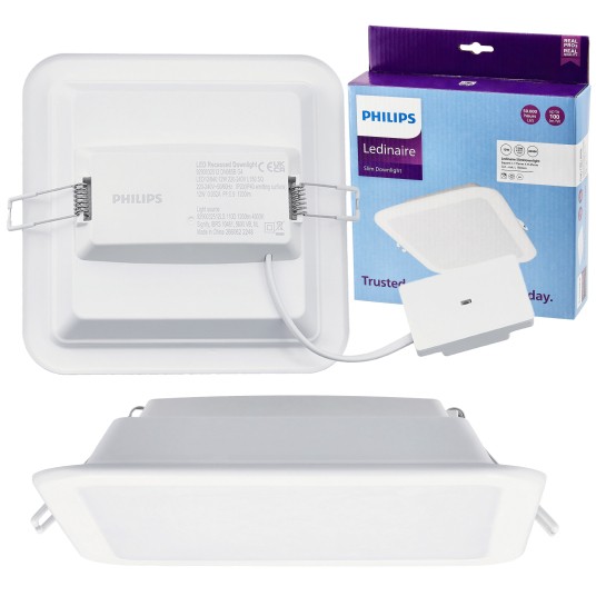 DOWNLIGHT LEDINAIRE P/T KWADRAT 12W NW