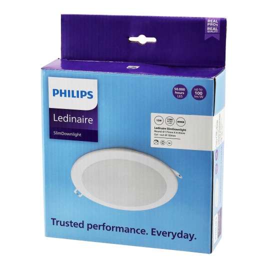 DOWNLIGHT LEDINAIRE P/T OKRĄGŁY 12W NW