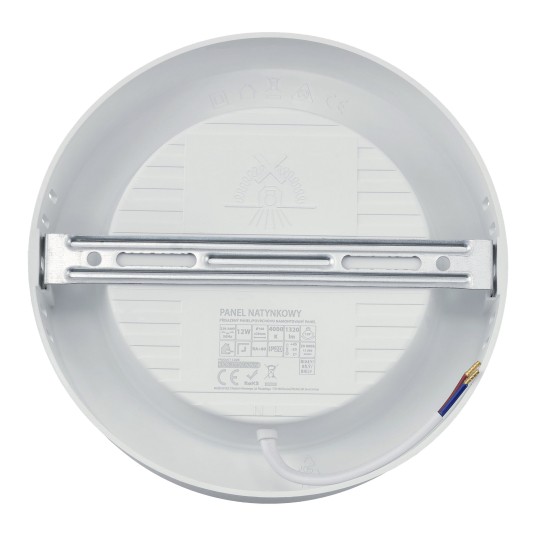 DOWNLIGHT N/T FADO-R PC 12W NW BIAŁY