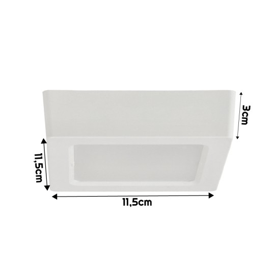 DOWNLIGHT N/T FADO-S PC 6W NW BIAŁY