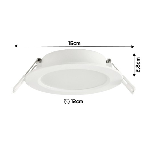 DOWNLIGHT P/T VIGO-R PC 6W NW BIAŁY