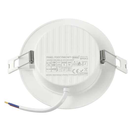 DOWNLIGHT P/T VIGO-R PC 6W NW BIAŁY