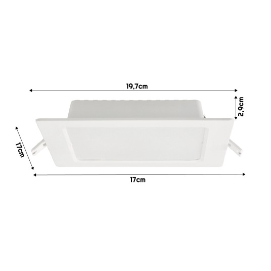 DOWNLIGHT P/T VIGO-S PC 12W NW BIAŁY