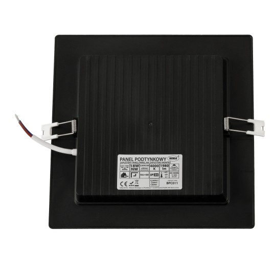 DOWNLIGHT P/T VIGO-S PC 18W NW CZARNY