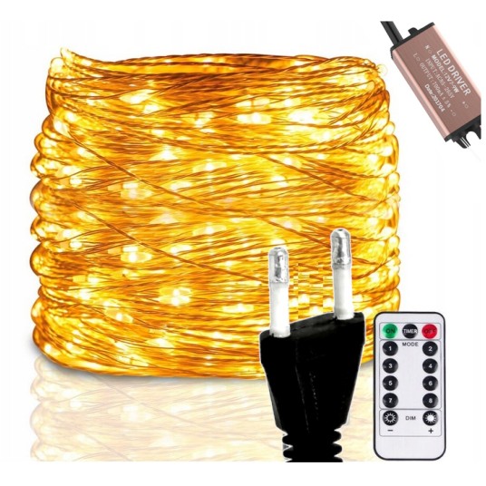 GIRLANDA OZDOBNA 100X10M 230V