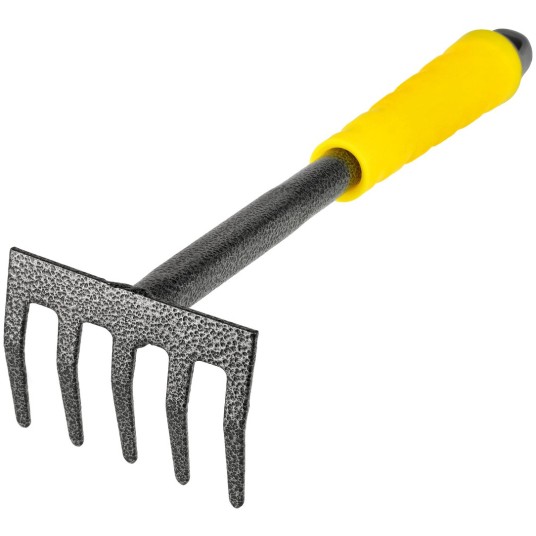 GRABKI 5-ZĘBNE Z PLASTIKOWĄ RĄCZKĄ