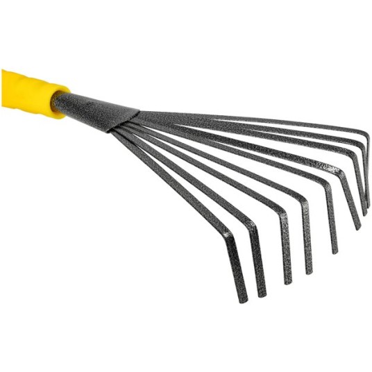 GRABKI 9-ZĘBNE WACHLARZOWE Z PLASTIKOWĄ RĄCZKĄ