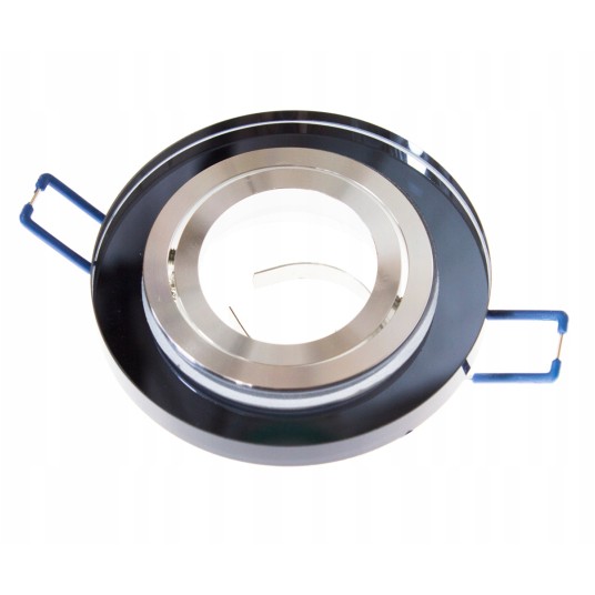 GUFI-R PIERŚCIEŃ SZKLANY RUCHOMY CZARNY