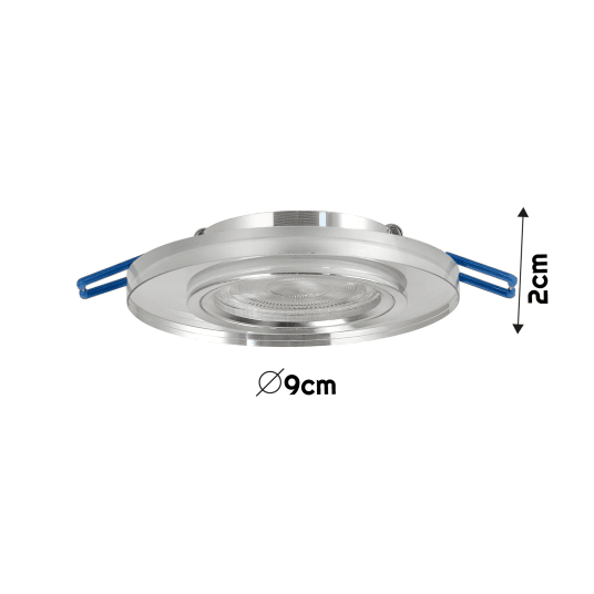 GUFI-R PIERŚCIEŃ SZKLANY STAŁY KRYSZTAŁ