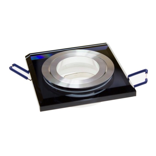 GUFI-S PIERŚCIEŃ SZKLANY RUCHOMY CZARNY