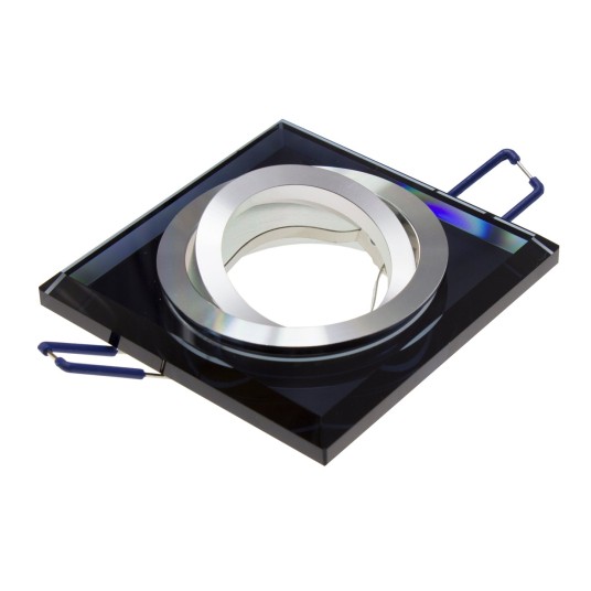 GUFI-S PIERŚCIEŃ SZKLANY RUCHOMY CZARNY