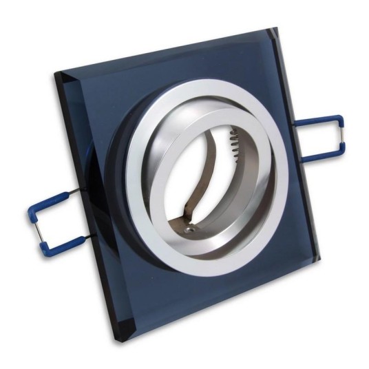 GUFI-S PIERŚCIEŃ SZKLANY RUCHOMY CZARNY