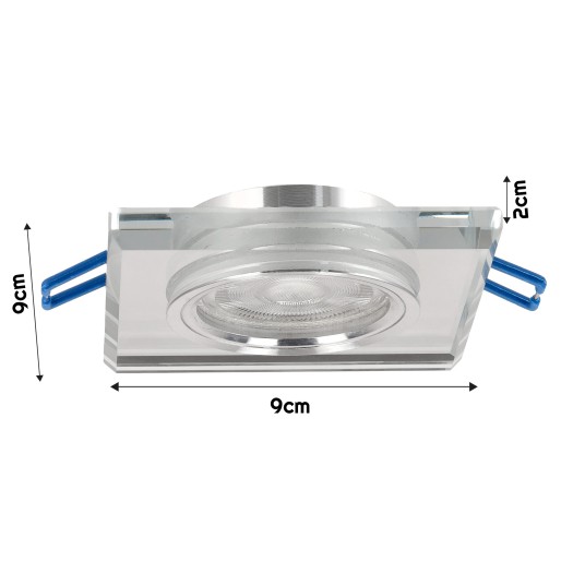 GUFI-S PIERŚCIEŃ SZKLANY STAŁY KRYSZTAŁ