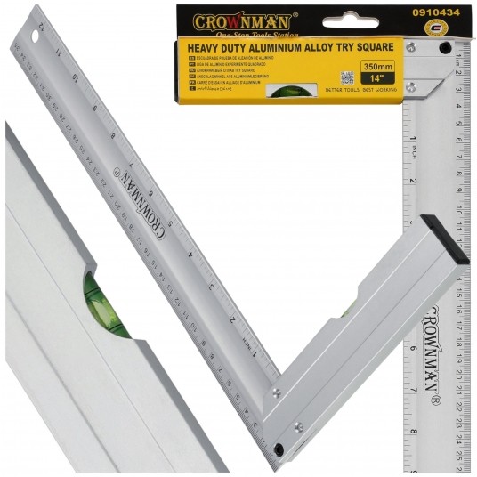 KĄTOWNIK STOLARSKI Z LIBELLKĄ 14''/350MM -zdjęcie numer 1