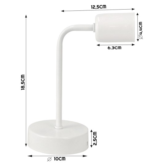 KINKIET LOFT V 1XE27