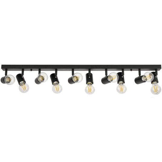 KINKIET VIKI 10XE27 CZARNY