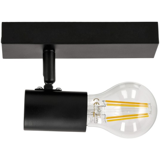 KINKIET VIKI 1XE27 CZARNY