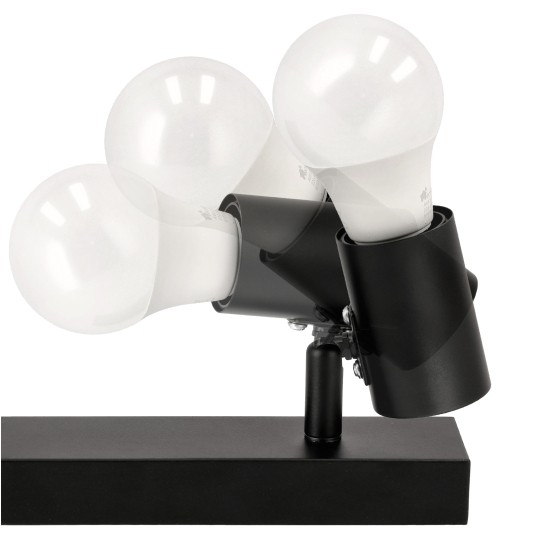 KINKIET VIKI 1XE27 CZARNY