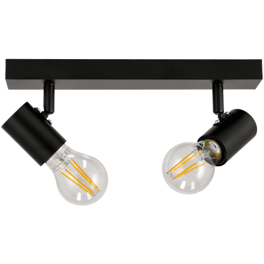 KINKIET VIKI 2XE27 CZARNY