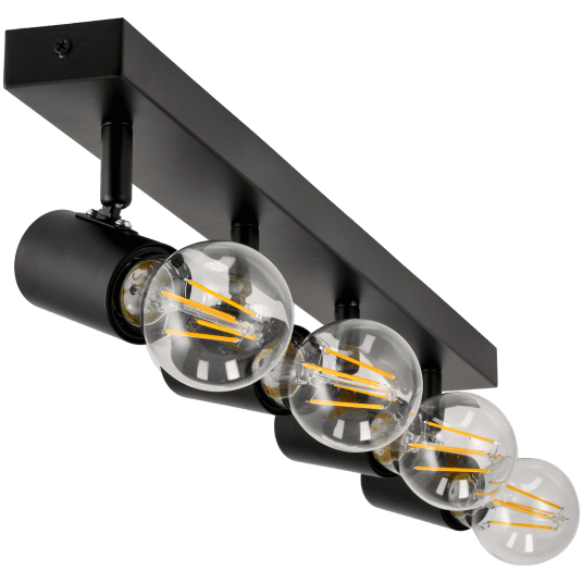 KINKIET VIKI 4XE27 CZARNY