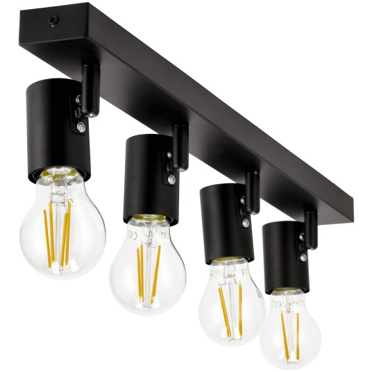 KINKIET VIKI 4XE27 CZARNY