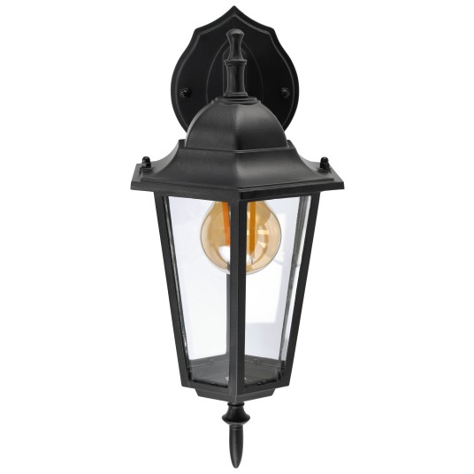 LAMPA ELEWACYJNA RETRO-G 1XE27 CZARNA