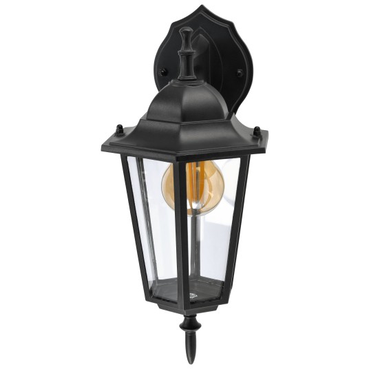LAMPA ELEWACYJNA RETRO-G 1XE27 CZARNA