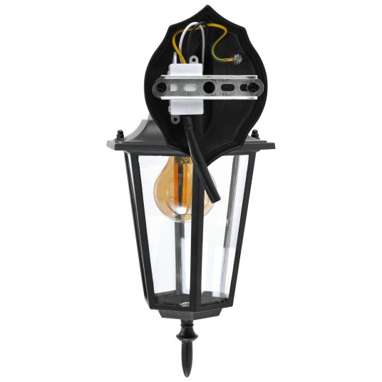 LAMPA ELEWACYJNA RETRO-G 1XE27 CZARNA