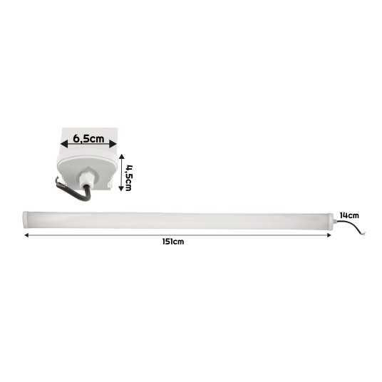 LAMPA LINIOWA LEO LED PRO 70W 150CM 230V NW WHITE