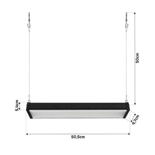 LAMPA LINIOWA VELAS 100W NW