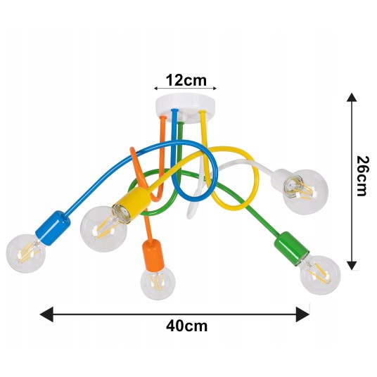 LAMPA LOFT XXVI 5XE27