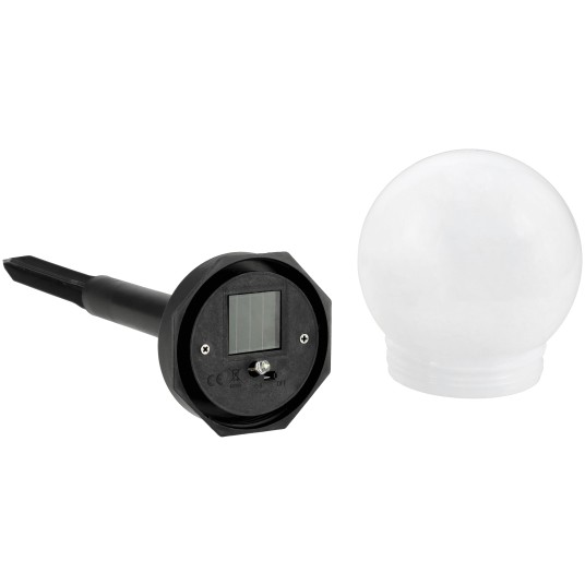 LAMPA SOLARNA KULKA BIAŁA