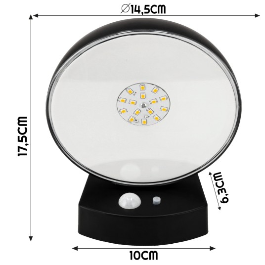 LAMPA SOLARNA WAWA PIR IP65