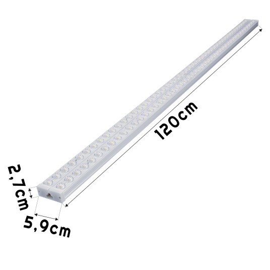 LAMPA SZEREGOWA NEPAL LED 72W 120CM 230V CW