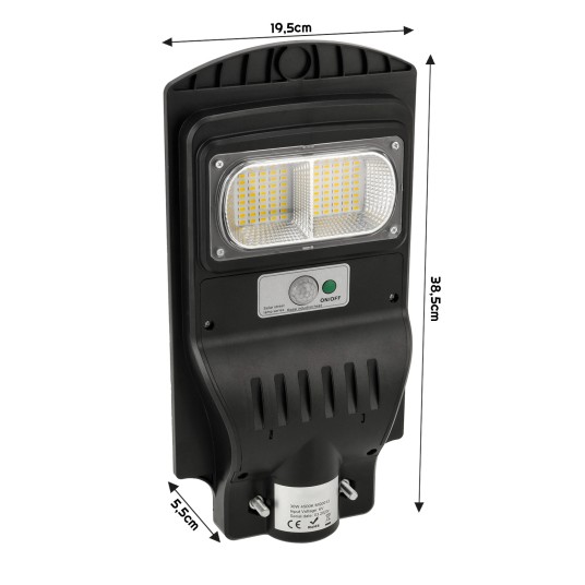 LAMPA ULICZNA SOLARNA MARAKESZ 30W