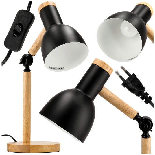 LAMPKA BIURKOWA RYGA 1XE27