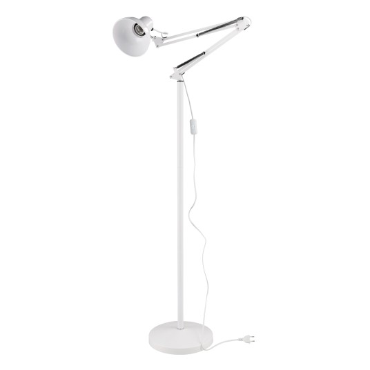 LAMPKA PODŁOGOWA BERLIN 1XE27 BIAŁA