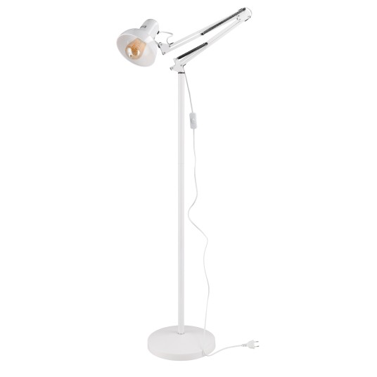 LAMPKA PODŁOGOWA BERLIN 1XE27 BIAŁA