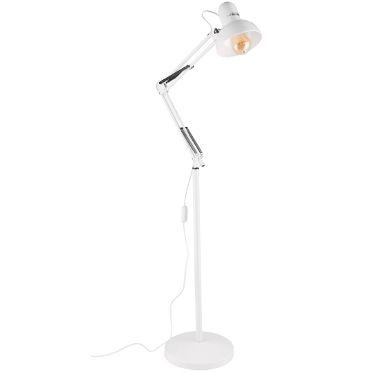 LAMPKA PODŁOGOWA BERLIN 1XE27 BIAŁA