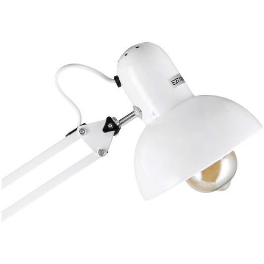 LAMPKA PODŁOGOWA BERLIN 1XE27 BIAŁA