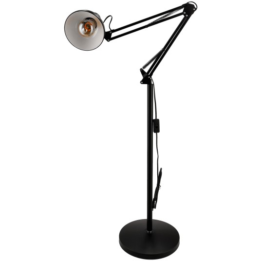 LAMPKA PODŁOGOWA BERLIN 1XE27 CZARNA