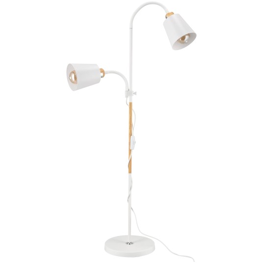 LAMPKA PODŁOGOWA LONDYN 2XE27 BIAŁA