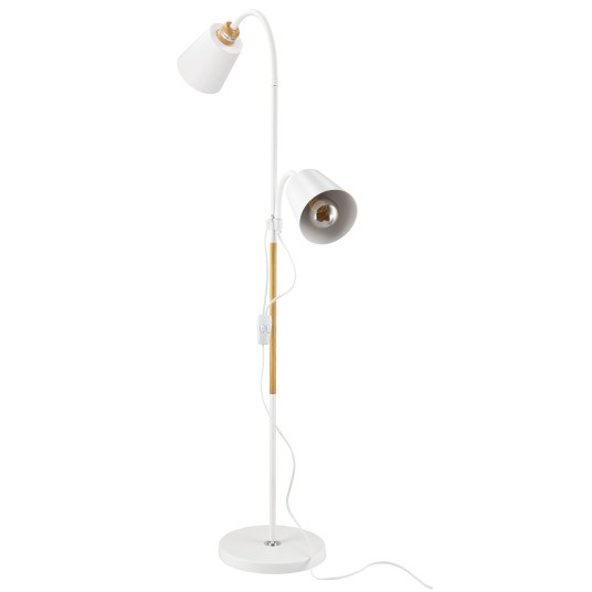 LAMPKA PODŁOGOWA LONDYN 2XE27 BIAŁA